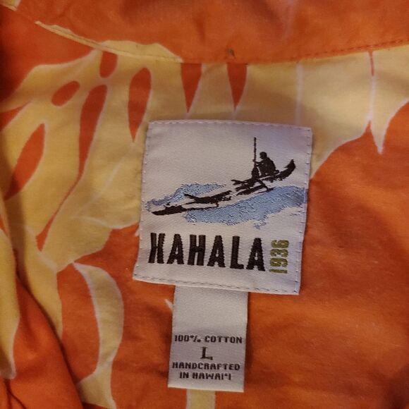 Kahala Aloha Tropical Print Hawaiian Aloha Shirt L - Picture 6 of 6